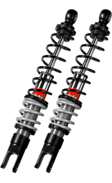 Picture of Bitubo YGB0 Twinshocks Front Adjustable: Spring Preload, Black Spring