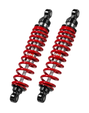 Picture of Bitubo WMB0 Twinshocks Adjustable: Spring Preload, Length 386mm, Red Spring