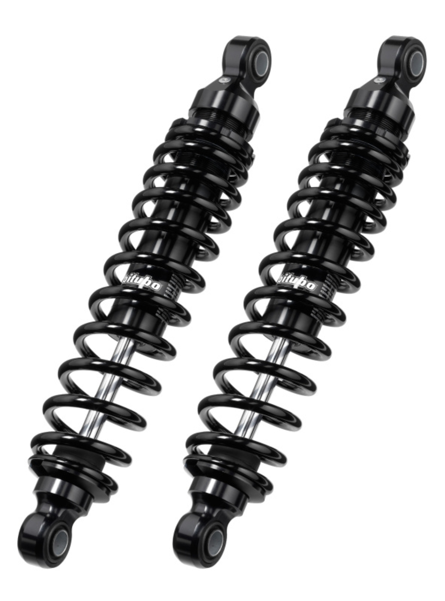 Picture of Bitubo WMB5 Twinshocks Adjustable: Spring Preload, Length 350mm, (Std +10mm), Dark Edition