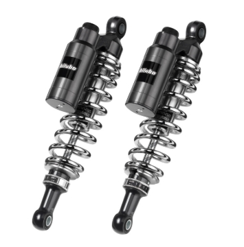 Picture of Bitubo WMT0 Twinshocks Adj.: Spring Preload, Reb., Comp., Length 361mm, Piggyback Tank, Chr Edition