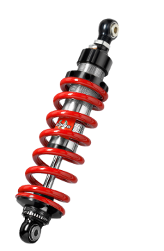 Picture of Bitubo XZE4 Monoshocks Adjustable: Spring Preload, Rebound, Length -20mm, Red Spring