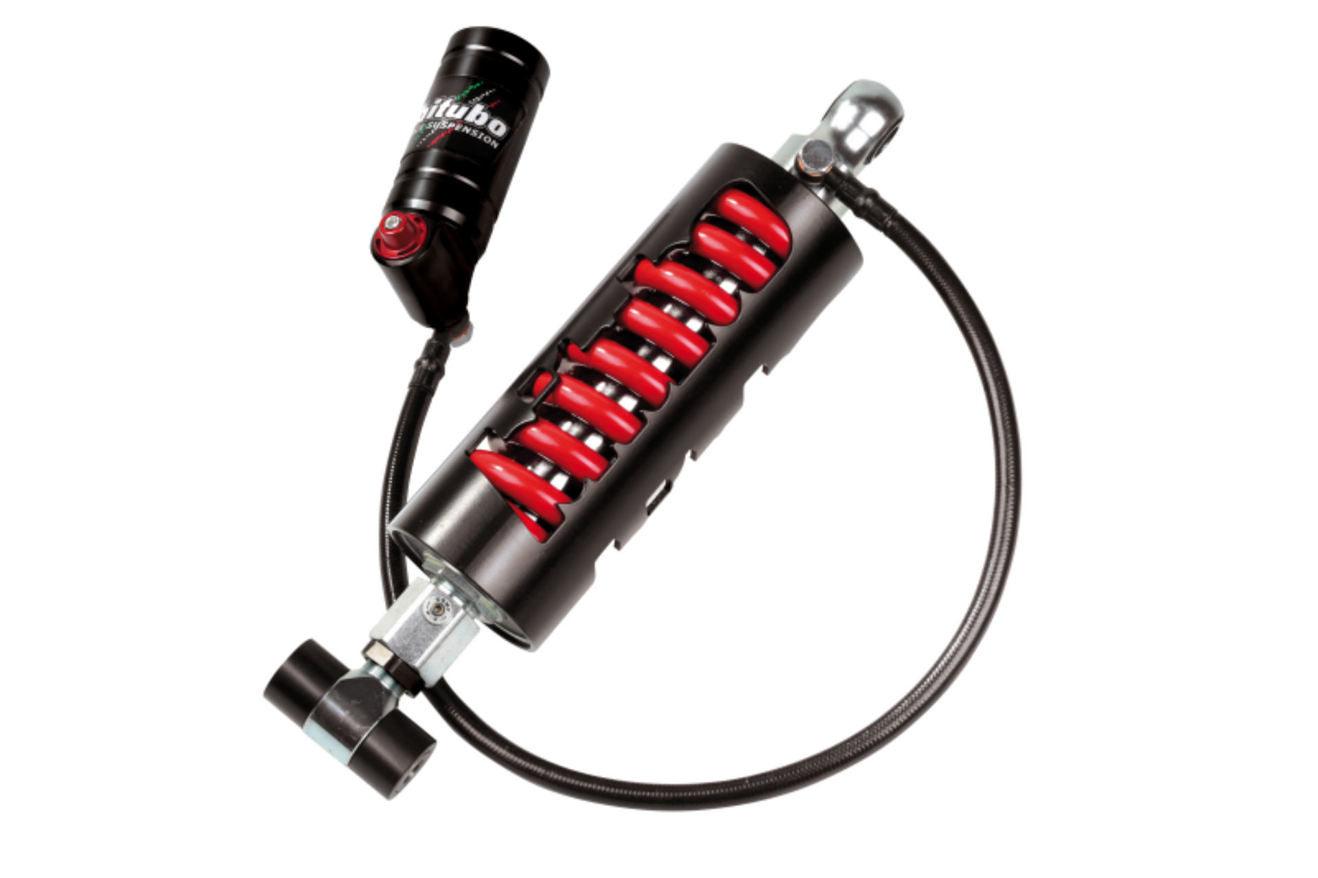 Picture of Bitubo HZM1 Monoshock Adjustable: Spring Preload, Rebound, Compression, Length, Red Spring