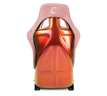Picture of NRG FRP Bucket Seat (Medium) Prisma-Chromatic Mauve Vegan Suede w/ Chameleon Back