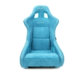 Picture of NRG FRP Bucket Seat (Large) Prisma-Chromatic Dark Teal Vegan Suede w/ Chameleon Back