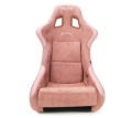 Picture of NRG FRP Bucket Seat (Medium) Prisma-Chromatic Mauve Vegan Suede w/ Chameleon Back