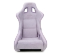 Picture of NRG FRP Bucket Seat (Medium) Prisma-Chromatic Lilac Vegan Suede w/ Chameleon Back