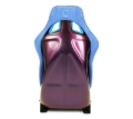 Picture of NRG FRP Bucket Seat (Large) Prisma-Chromatic Royal Blue Vegan Suede w/ Chameleon Back