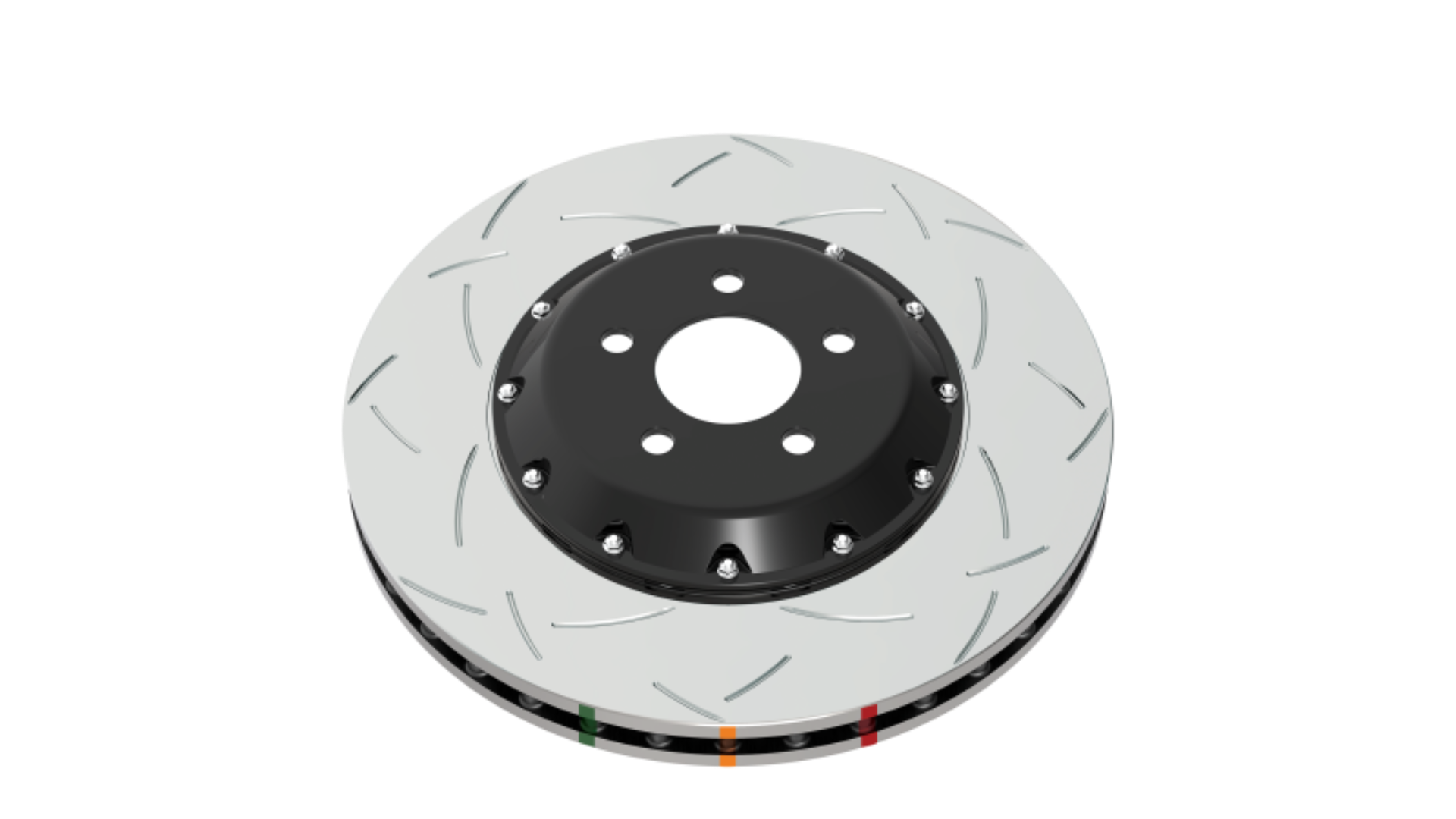 Picture of DBA 2022+ Audi RS3 5000 Series Slotted Front Brake Rotor w/Sliver Hat