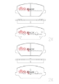 Picture of DBA 19-22 Hyundai Veloster RP Performance Front Brake Pads