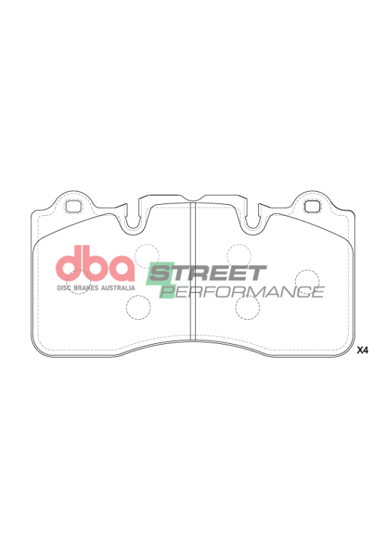Picture of DBA 17-18 Alfa Romeo Giulia Quadrifoglio SP Performance Front Brake Pads