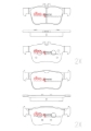 Picture of DBA 16-21 Honde Civic (Excl Si/Type-R) RP Performance Rear Brake Pads