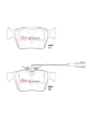 Picture of DBA 17-19 Alfa Romeo Giulia (Excl Quadrifoglio) XP Performance Rear Brake Pads