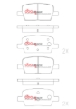 Picture of DBA 16-24 Chevrolet Camaro SS RP Performance Rear Brake Pads