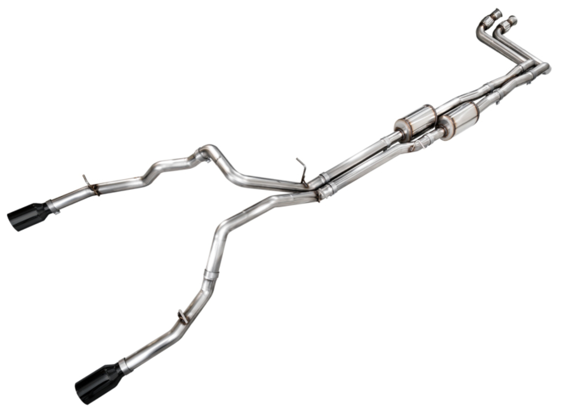 Picture of AWE Tuning 25+ RAM 1500 3.0TT 0FG Cat-Back Touring Exhaust - Diamond Black Tips