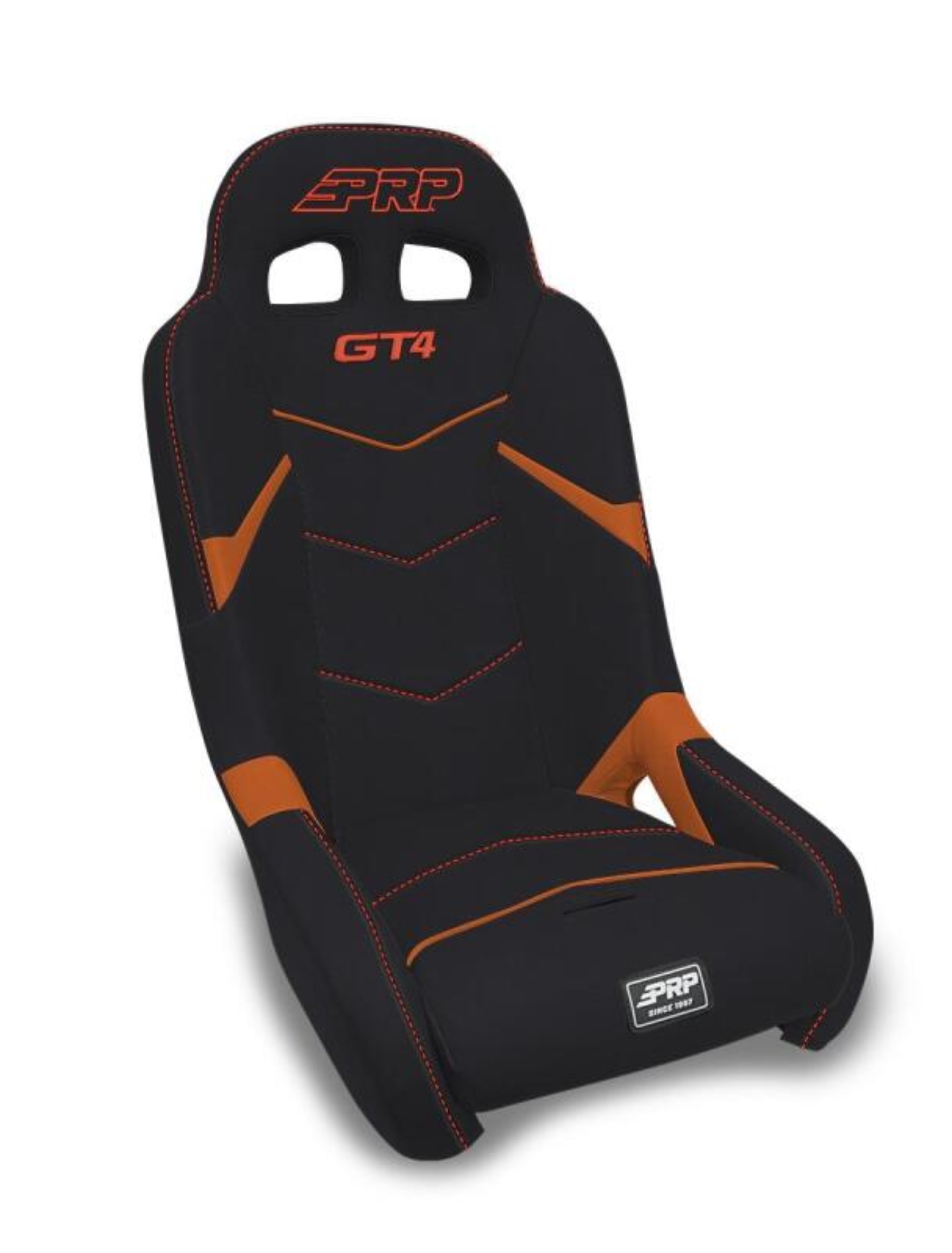 Picture of PRP Polaris RZR/Can-Am Maverick GT4 Suspension Seat - Black/Orange