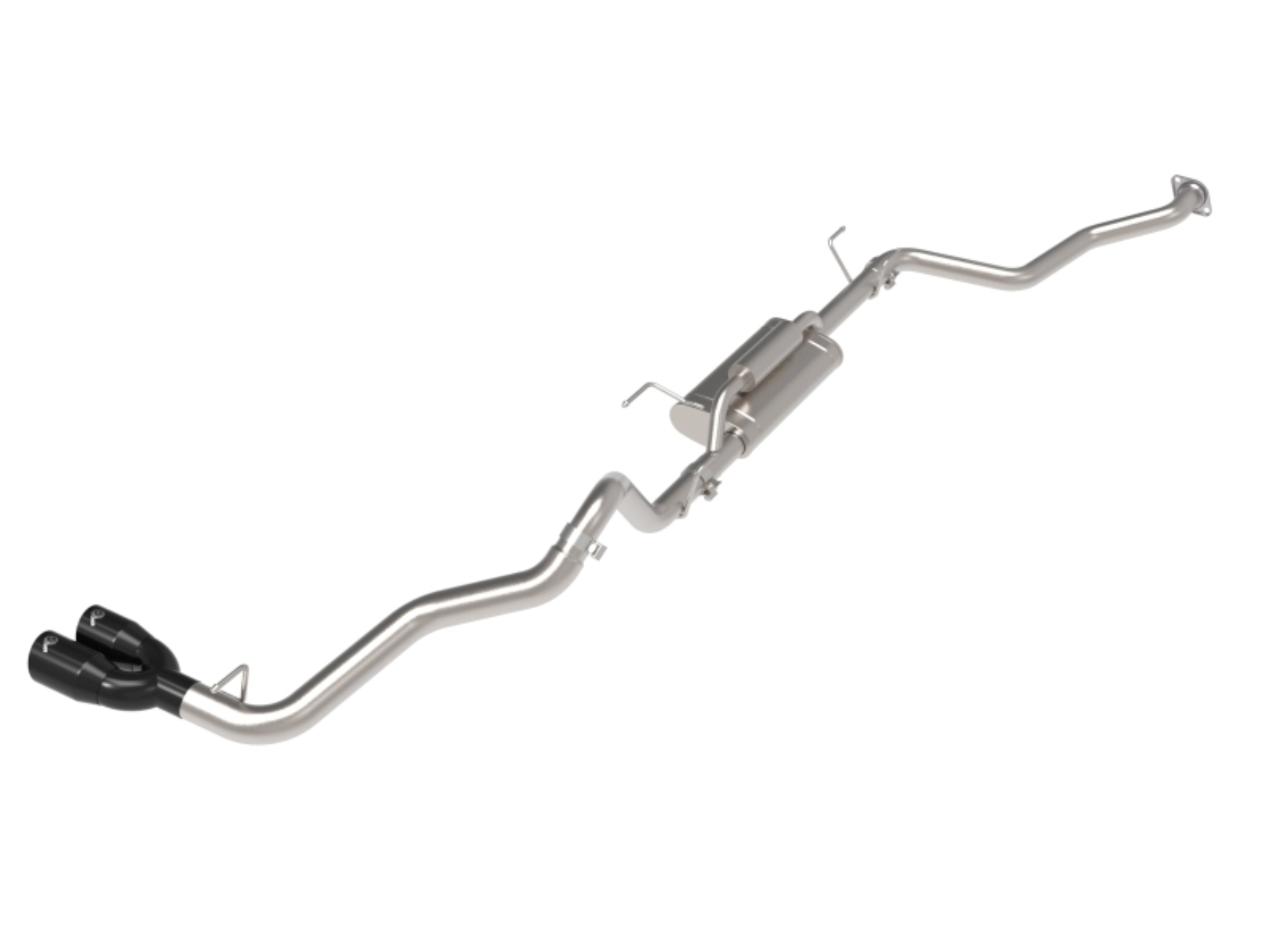 Picture of aFe 24-25 Toyota Tacoma L4-2.4L (t) Vulcan Series 2.5in to 3in Cat-Back w/ Black Tip