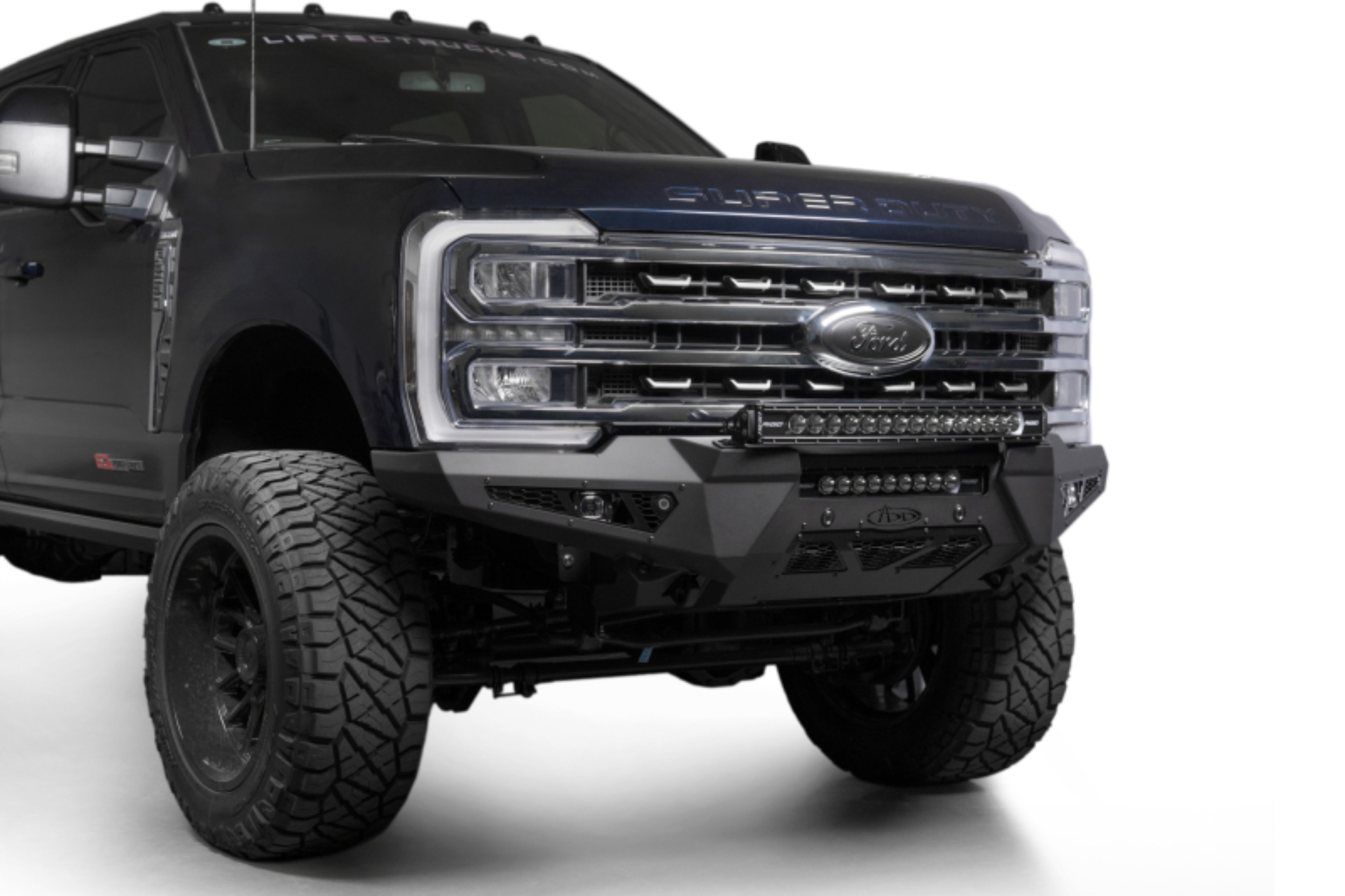 Picture of Addictive Desert Designs 2023+ Ford Super Duty HoneyBadger Front Bumper