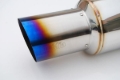 Picture of Invidia 08+ WRX Hatch 76mm REGULAR Titanium Tip Cat-back Exhaust