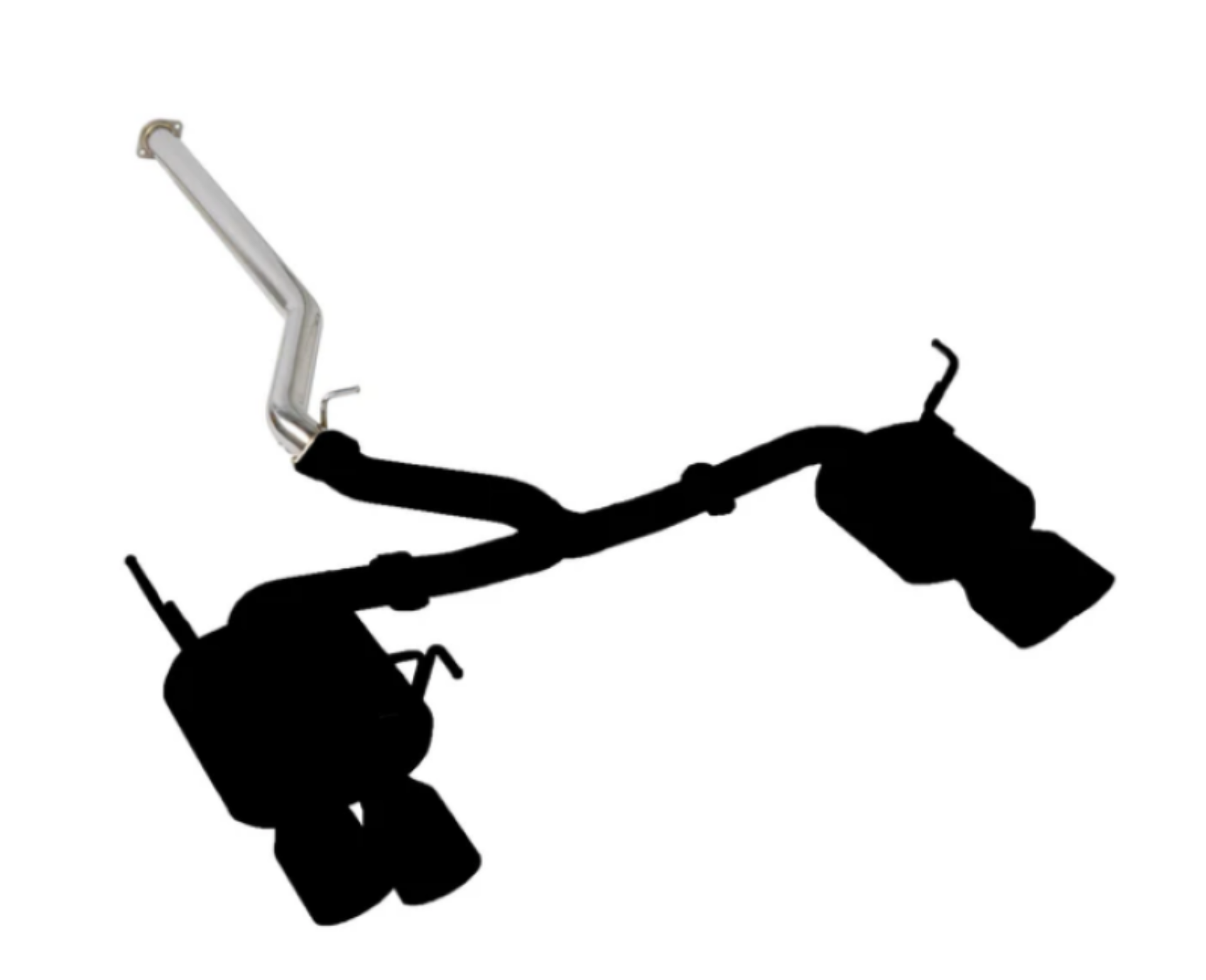 Picture of Remark 22+ Subaru WRX (VB) Sports Touring Spec - 4in. SS Quad Tips (Non-Resonated)