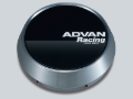 Picture of Advan 73mm Middle Height Center Cap- Gloss Black /Hyper Ring+White Letters