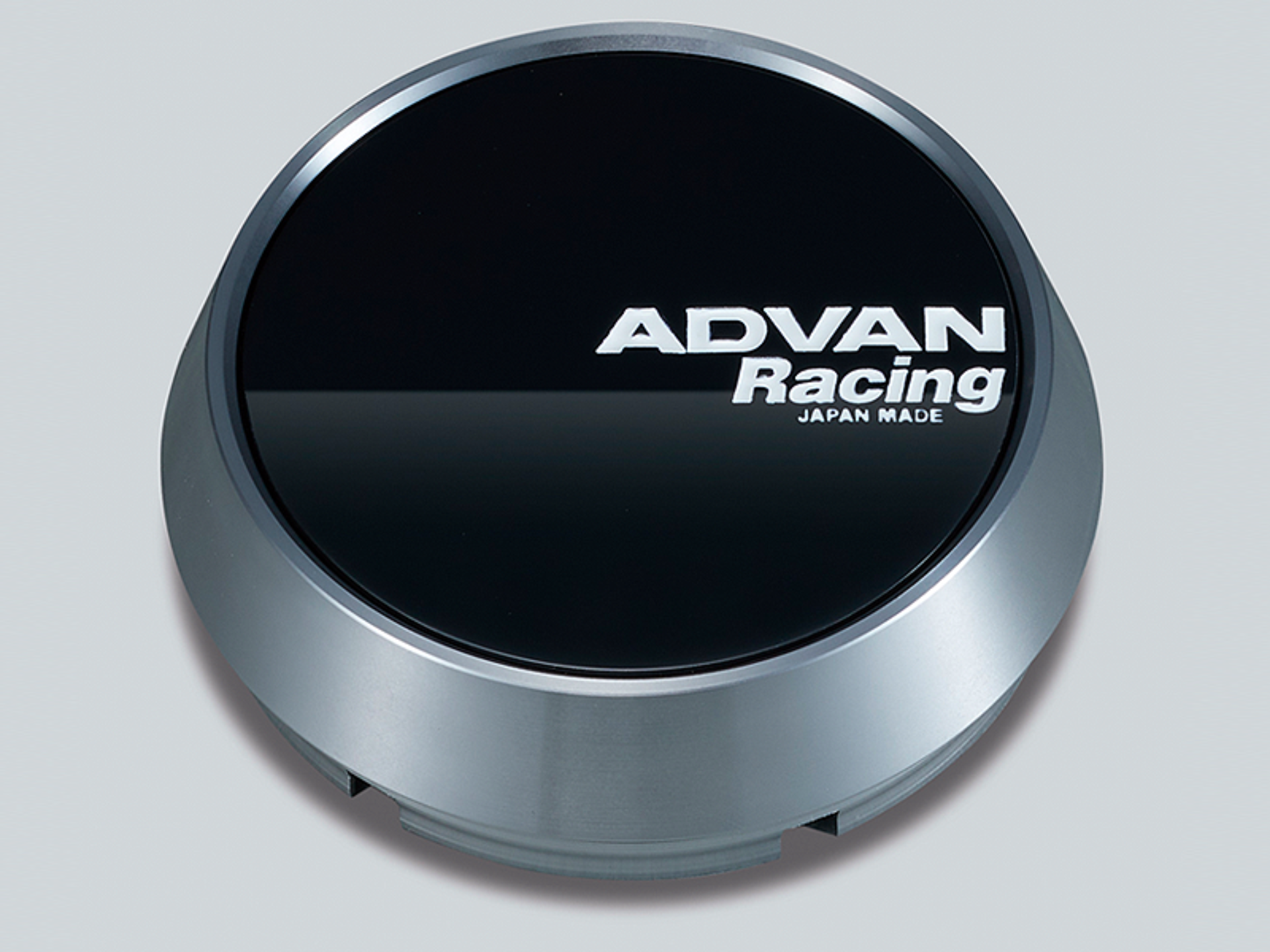 Picture of Advan 73mm Middle Height Center Cap- Gloss Black /Hyper Ring+White Letters