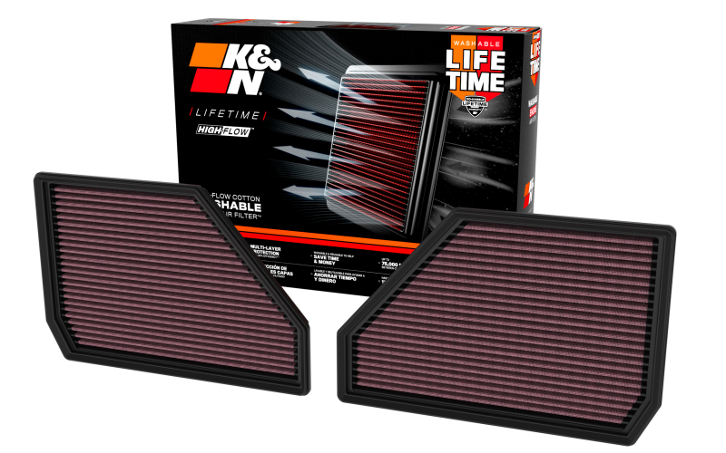 Picture of K&N 25+ BMW X5 M V8-4.4L High-Flow Replacement Air Filter