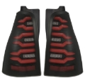 Picture of AlphaRex 03-09 Toyota 4Runner LUXX-Series LED Tail Lights- Black/Red