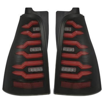 Picture of AlphaRex 03-09 Toyota 4Runner LUXX-Series LED Tail Lights- Black/Red