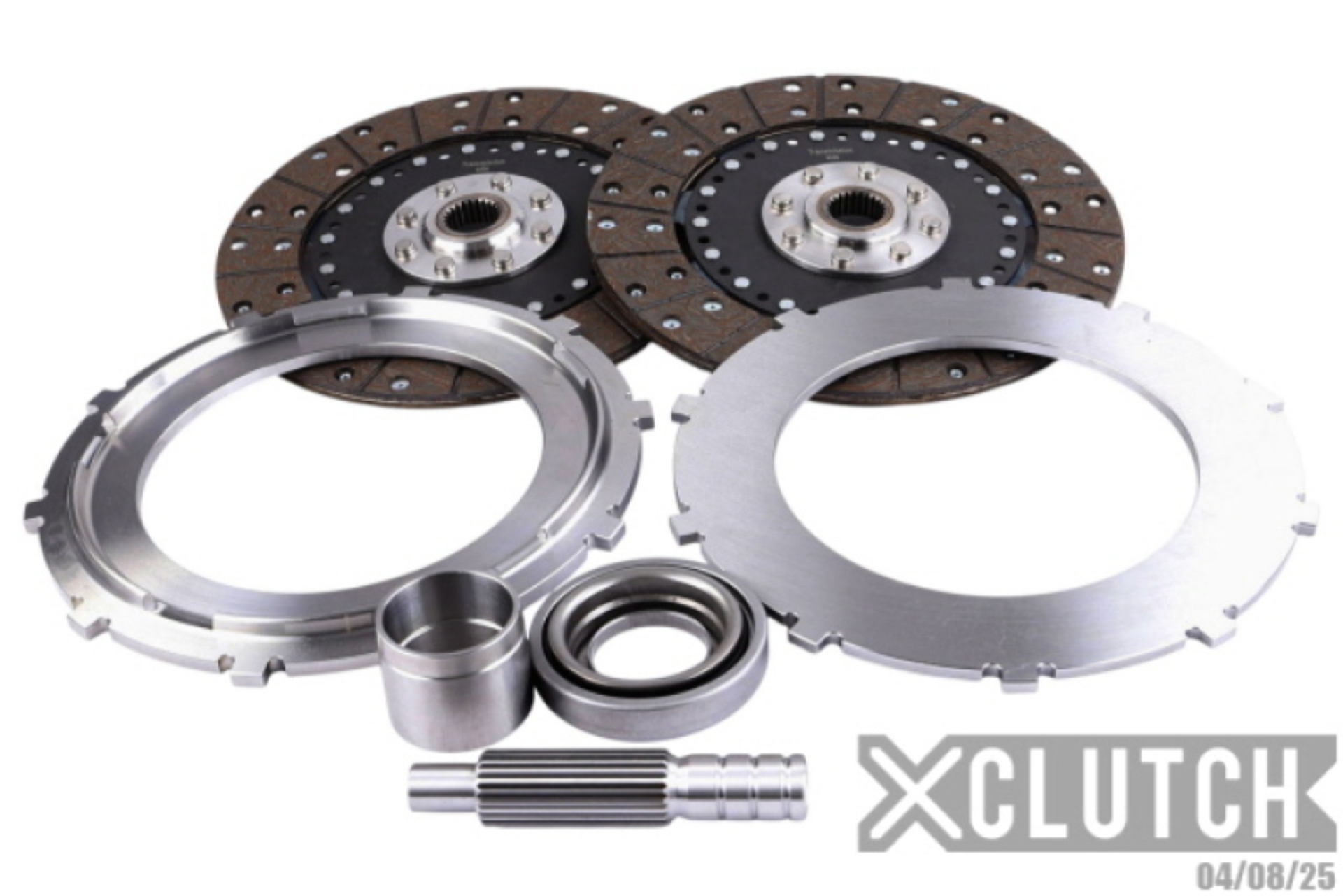 Picture of XClutch Nissan 9in Twin Solid Organic Multi-Disc Service Pack