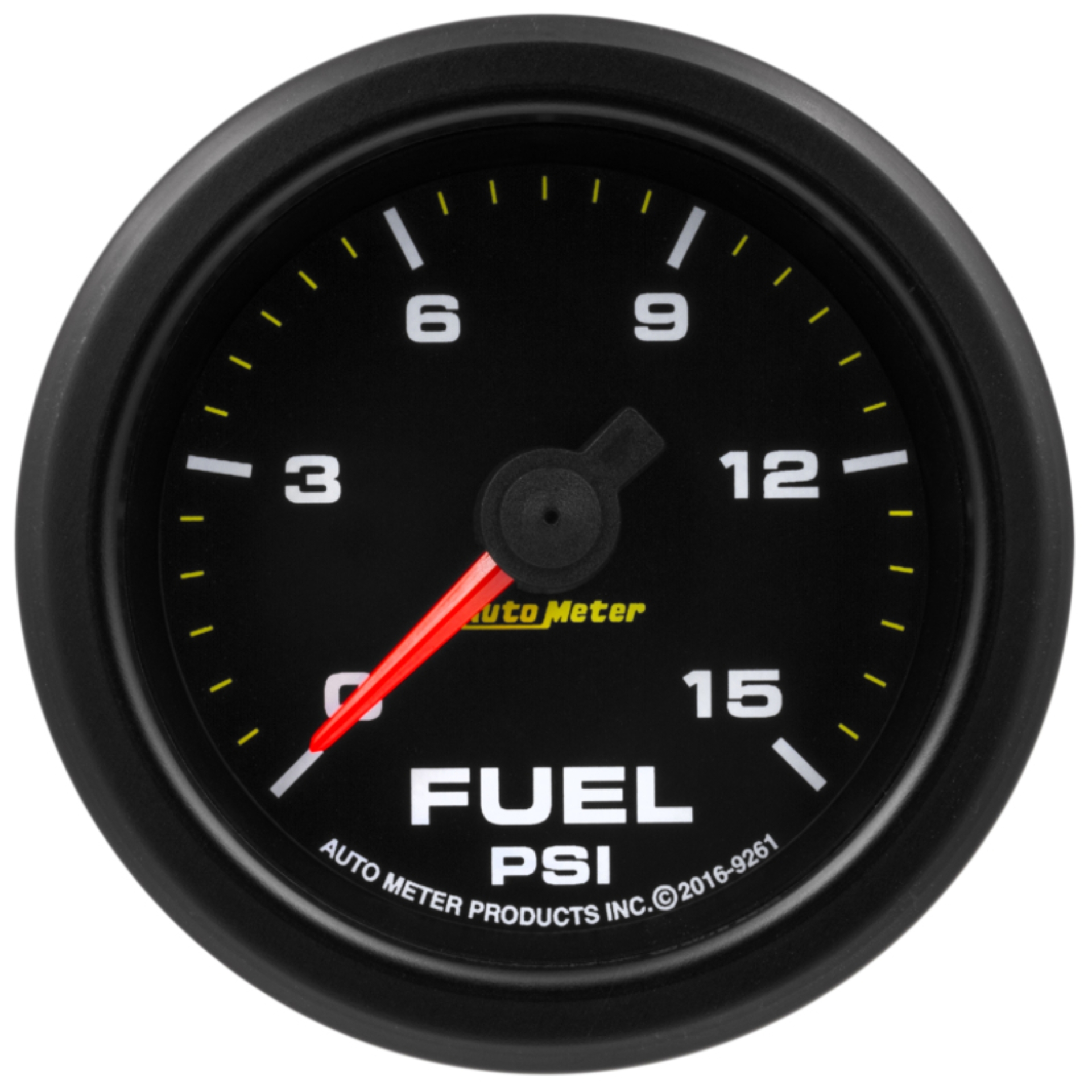 Picture of Autometer Extreme Environment 2 1/16in 15psi Fuel Pressure Gauge Stepper Motor w/ Warn