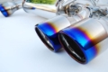 Picture of Invidia 08-11 STi Hatch / 11 WRX Hatch Dual Q300 Titanium Tip Cat-back Exhaust