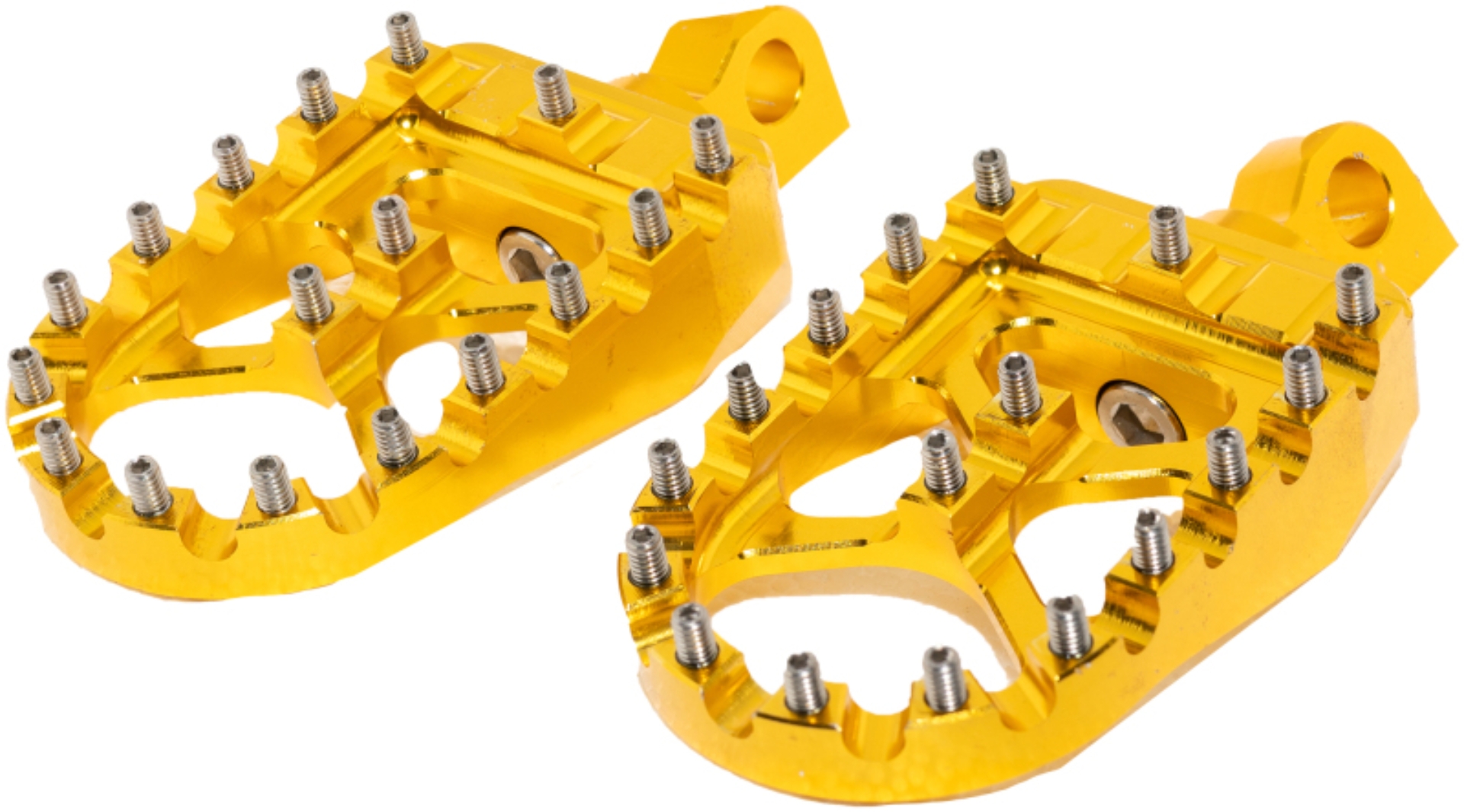 Picture of Bikers Choice Male Mount BMX Style Gold Footpegs Pr