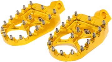 Picture of Bikers Choice Male Mount BMX Style Gold Footpegs Pr