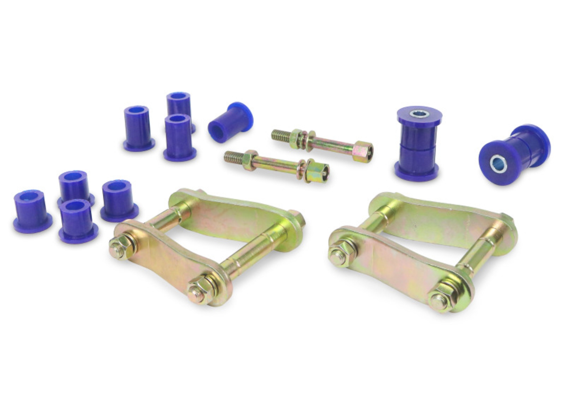 Picture of SuperPro 05-15 Toyota Hilux 4WD Greasable Shackle and Bushing Kit