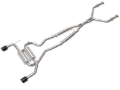 Picture of aFe 14-15 Infiniti Q50 V6 3.7L Takeda 2.5in 305 SS Cat Back Exhaust System w/ Black Tips