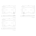 Picture of Brembo OE 16-18 Ford Focus PRIME Ceramic Brake Pad - Front