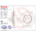 Picture of Brembo OE 02-08 Jaguar X-Type Drilled Xtra Brake Disc - Front