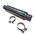 Picture of Kooks 3in. Round Clamp In Muffler 14in. Long Polished Stainless Steel