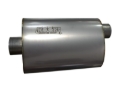 Picture of Kooks 2.5in. Oval Center/Offset Muffler 12in. Long Body Stainless Steel
