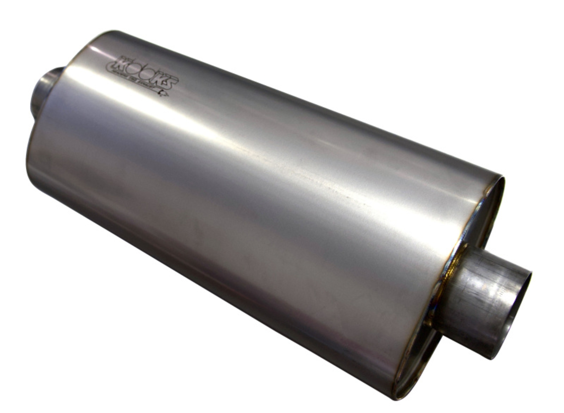 Picture of Kooks 3in Oval Center/Center Muffler 18in Long Body Polished Stainless Steel