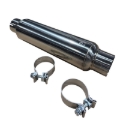 Picture of Kooks 3in. Round Clamp In Muffler 14in. Long Polished Stainless Steel