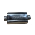 Picture of Kooks 3in Oval Clamp In Center/Center Muffler 12in Long Body Polished Stainless Steel