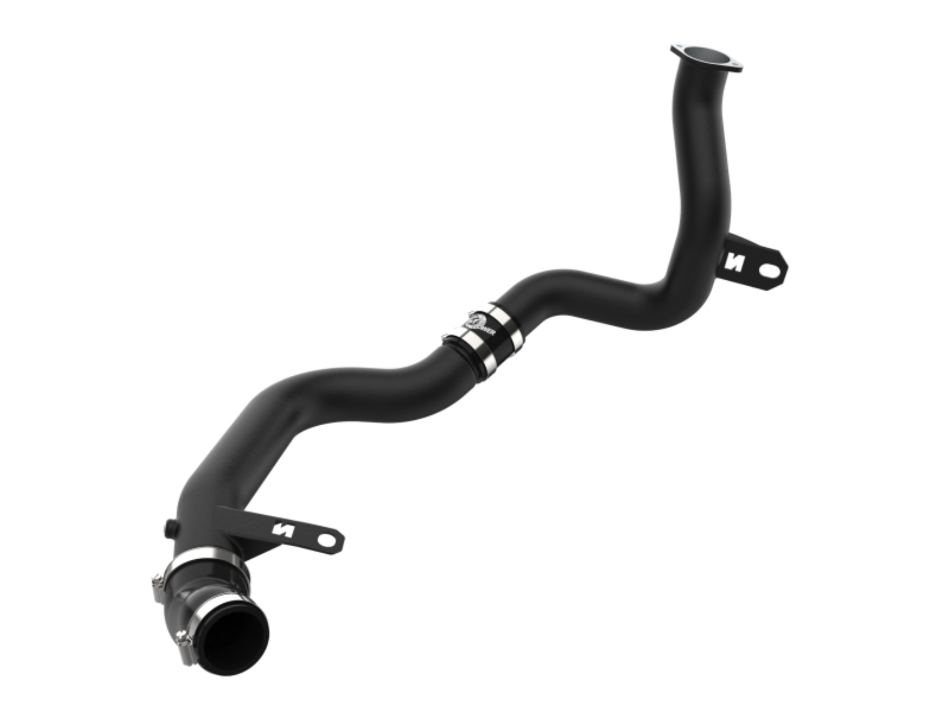 Picture of aFe 19-22 Hyundai Veloster N L4 2.0L BladeRunner 2.25in to 2.50in Aluminum Hot Charge Pipe - Black