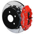 Picture of Wilwood 20-21 Jeep Gladiator Narrow Superlite 4R Rear Brake Kit Slotted 13.50in Rotor w/Lines - Red