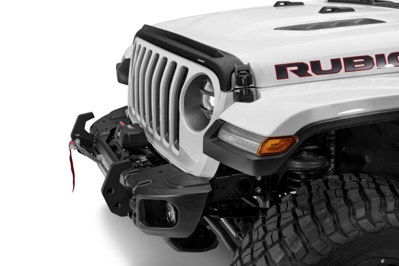 Picture of Husky Liners 07-18 Jeep Wrangler JK/JKU Aeroskin II Low Profile - Tex. Black
