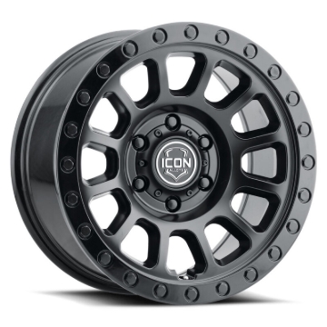 Picture of ICON Hulse 17 X 8.5 / 6 X 5.5 / 25mm Offset / 5.75in BS Double Black