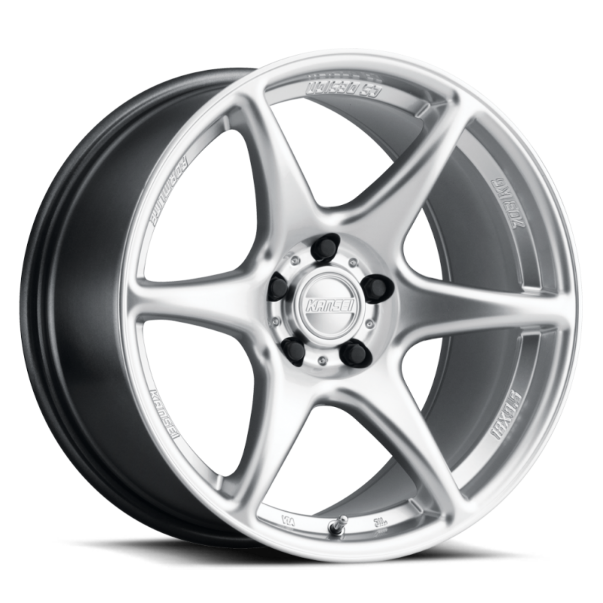 Picture of Kansei K11H Tandem 15x7in / 4x114.3 BP / 25mm Offset / 73.1mm  Bore - Hyper Silver