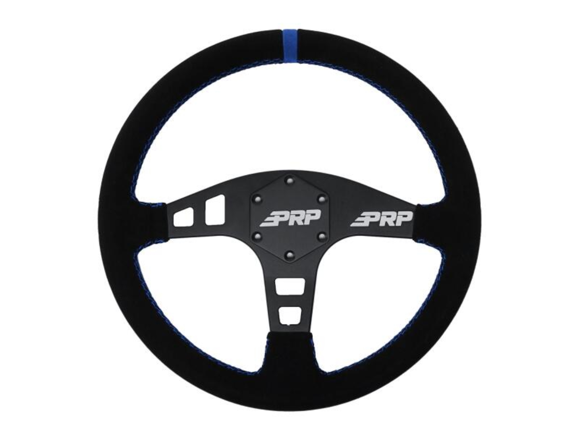 Picture of PRP Flat Suede Steering Wheel - Blue