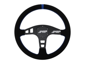 Picture of PRP Flat Suede Steering Wheel - Blue