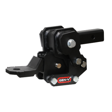 Picture of Gen-Y VOYAGER 4.75in 300lb Cargo TW 700lb Towing TW 7K Overall Hitch w/GH-103705 Platinum Ball Mount